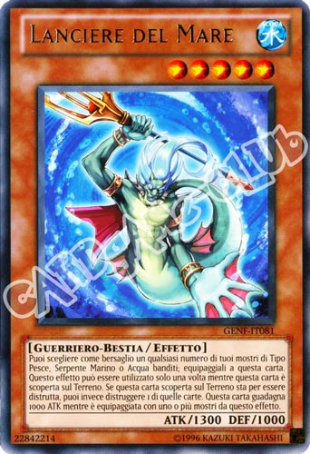 GENF-IT081 Lanciere del Mare rara Unlimited (IT) -NEAR MINT-
