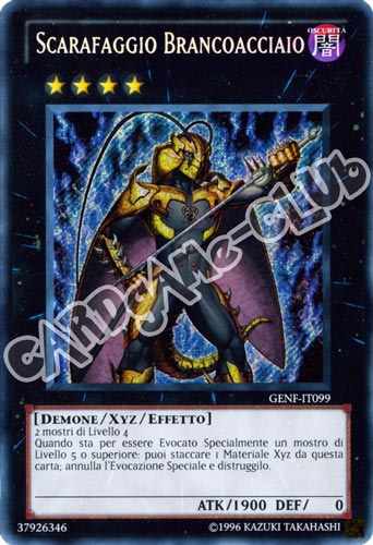 GENF-IT099 Scarafaggio Brancoacciaio rara segreta Unlimited (IT) -NEAR MINT-