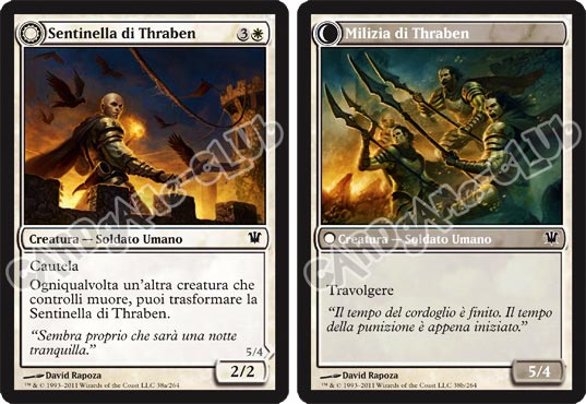 038 / 264 Sentinella di Thraben / Milizia di Thraben comune (IT) -NEAR MINT-