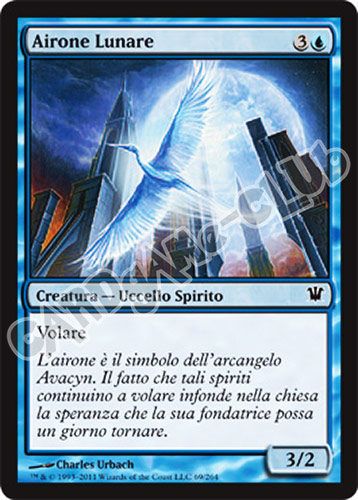 069 / 264 Airone Lunare comune (IT) -NEAR MINT-