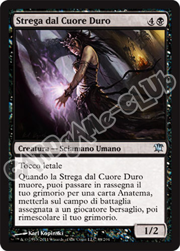 088 / 264 Strega dal cuore Duro non comune (IT) -NEAR MINT-