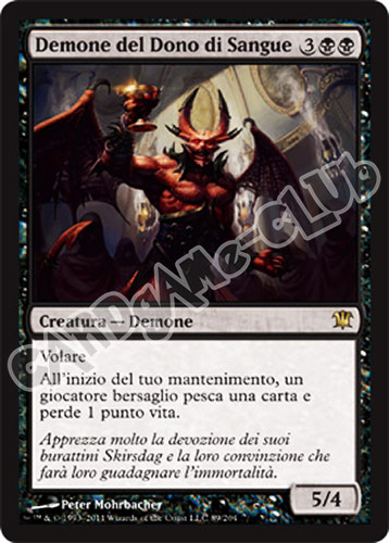 089 / 264 Demone del Dono di Sangue rara (IT) -NEAR MINT-