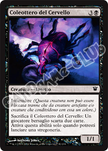 091 / 264 Coleottero del Cervello comune (IT) -NEAR MINT-