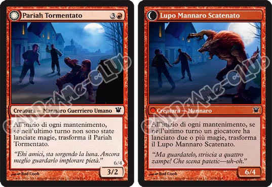 165 / 264 Pariah Tormentato/ Lupo Mannaro Scatenato comune (IT) -NEAR MINT-