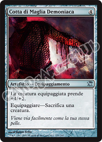 221 / 264 Cotta di Maglia Demoniaca non comune (IT) -NEAR MINT-