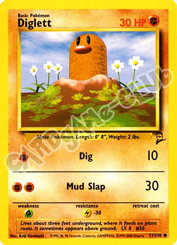 071 / 130 Diglett comune unlimited (EN) -NEAR MINT-