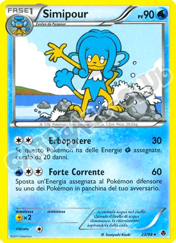 23 / 98 Simipour rara (IT) -NEAR MINT-