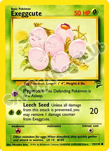 074 / 130 Exeggcute comune unlimited (EN) -NEAR MINT-
