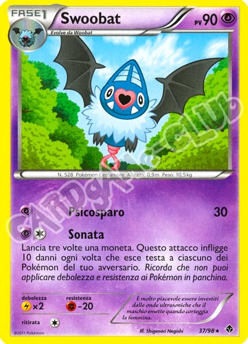 37 / 98 Swoobat rara (IT) -NEAR MINT-