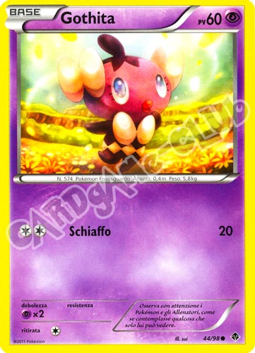 44 / 98 Gothita comune (IT) -NEAR MINT-