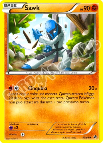 59 / 98 Sawk non comune (IT) -NEAR MINT-
