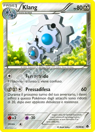 75 / 98 Klang non comune (IT) -NEAR MINT-