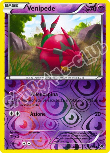 38 / 98 Venipede comune foil reverse (IT) -NEAR MINT-