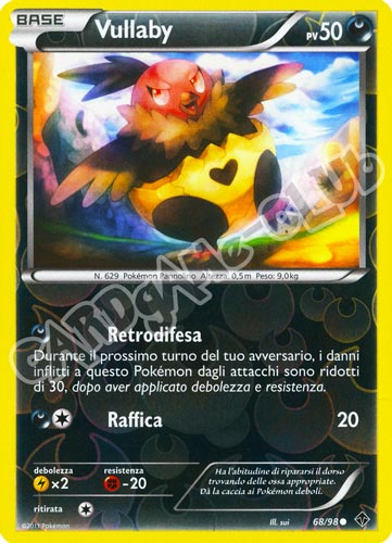 68 / 98 Vullaby comune foil reverse (IT) -NEAR MINT-