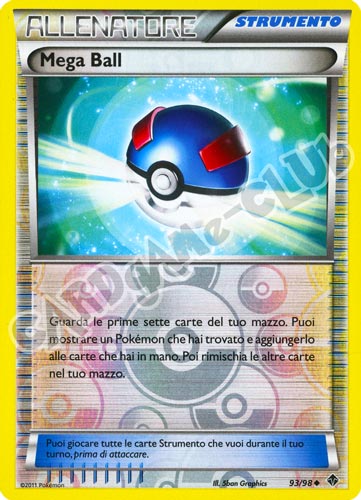 93 / 98 Mega Ball non comune foil reverse (IT)  -GOOD-