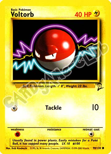 098 / 130 Voltorb comune unlimited (EN) -NEAR MINT-