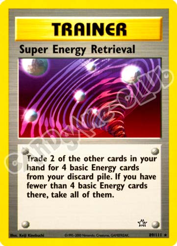 089 / 111 Super Energy Retrieval rara unlimited (EN) -NEAR MINT-