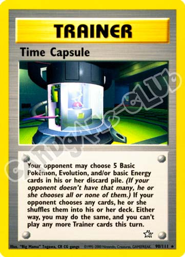 090 / 111 Time Capsule rara unlimited (EN) -NEAR MINT-
