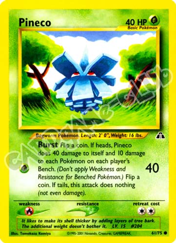 61 / 75 Pineco comune unlimited (EN) -NEAR MINT-