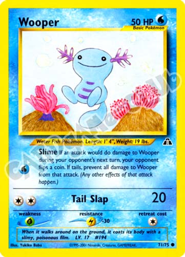 71 / 75 Wooper comune unlimited (EN) -NEAR MINT-
