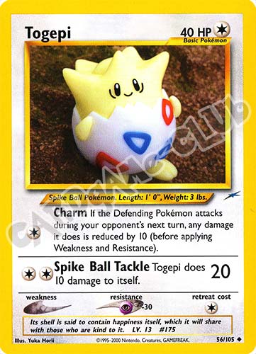 056 / 105 Togepi non comune unlimited (EN) -NEAR MINT-