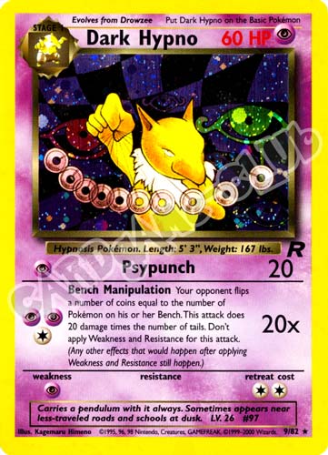 09 / 82 Dark Hypno rara foil unlimited (EN) -NEAR MINT-