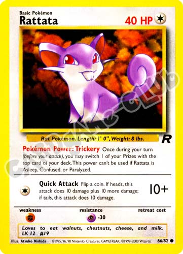 66 / 82 Rattata comune unlimited (EN) -NEAR MINT-