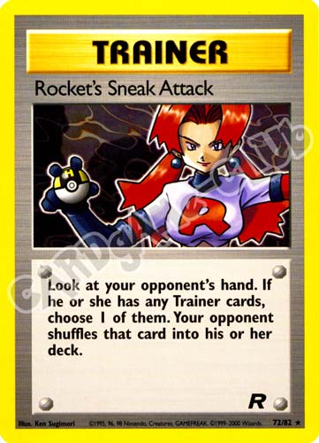 72 / 82 Rockets's Sneak Attack rara unlimited (EN) -NEAR MINT-