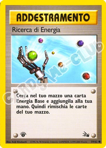 59 / 62 Ricerca di Energia comune 1a edizione (IT) -NEAR MINT-