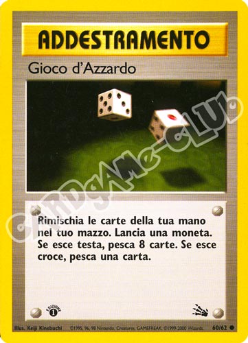 60 / 62 Gioco d'Azzardo comune 1a edizione (IT) -NEAR MINT-