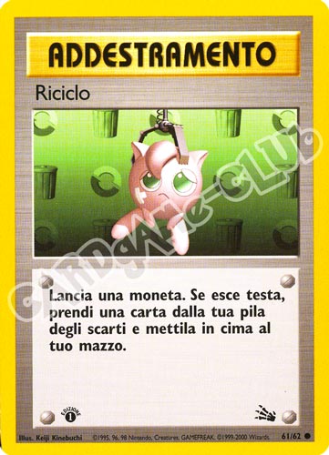 61 / 62 Riciclo comune 1a edizione (IT) -NEAR MINT-