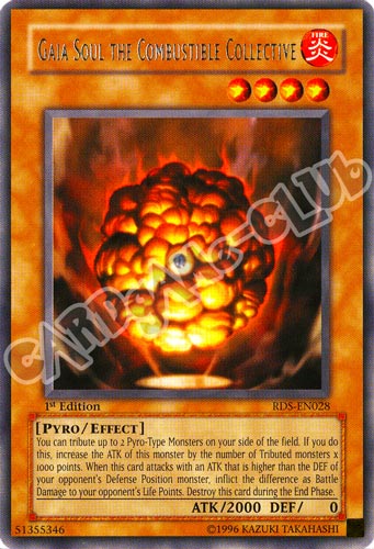 RDS-EN028 Gaia Soul the Combustible Collective rara 1st Edition (EN) -NEAR MINT-