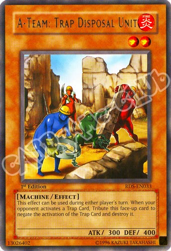 RDS-EN033 A-Team: Trap Disposal Unit rara 1st Edition (EN) -NEAR MINT-