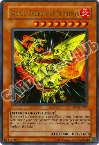 FET-EN005 Sacred Phoenix of Nephthys ultra rara Unlimited (EN) -NEAR MINT-