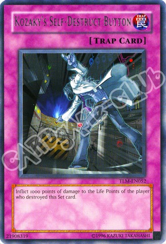 TLM-EN052 Kozaky's Self-Destruct Button rara Unlimited (EN) -NEAR MINT-