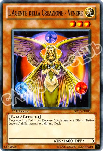 SDLS-IT006 L'Agente della Creazione - Venere comune 1a Edizione (IT) -PLAYED-