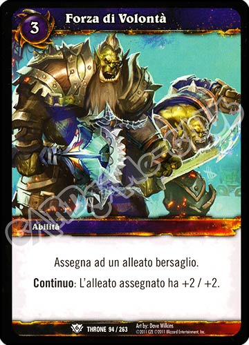 Forza di Volonta' comune (IT) -NEAR MINT-