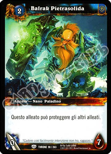 Balrak Pietrasolida comune (IT) -NEAR MINT-