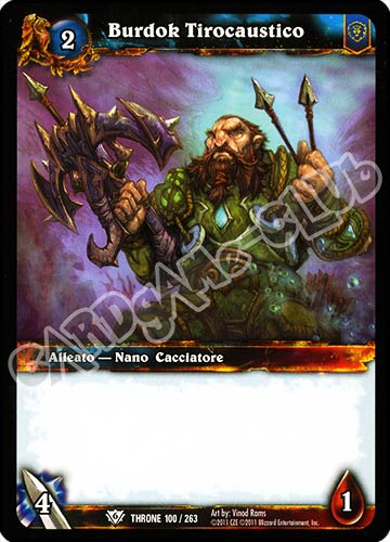 Burdok Tirocaustico comune (IT) -NEAR MINT-