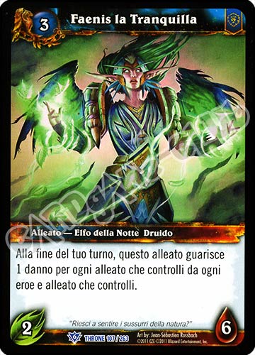 Faenis la Tranquilla rara (IT) -NEAR MINT-