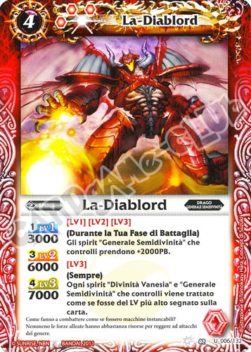006 / 132 La-Diablord Rosso (IT) -NEAR MINT-