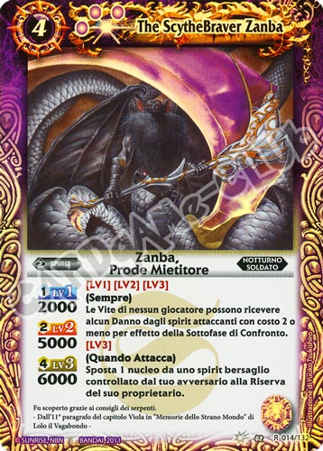 014 / 132 Zanba, Prode Mietitore Viola (IT) -NEAR MINT-