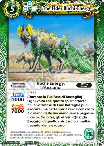 025 / 132 Buchi-Energy, l'Anziano Verde (IT) -NEAR MINT-