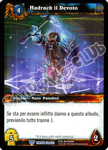 Hadrack il Devoto rara (IT) -NEAR MINT-