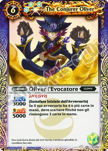 066 / 132 Oliver l'Evocatore Blu (IT) -NEAR MINT-