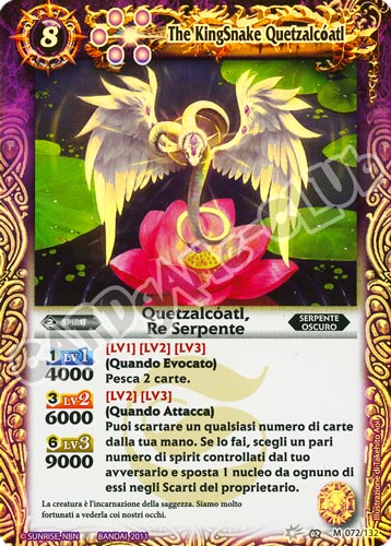 072 / 132 Quetzalcoati, Re Serpente Viola (IT) -NEAR MINT-