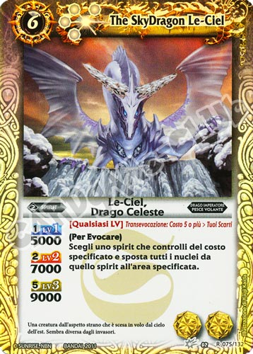 075 / 132 Le-Ciel, Drago Celeste Bianco (IT) -NEAR MINT-