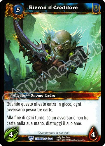 Kieron il Creditore rara (IT) -NEAR MINT-