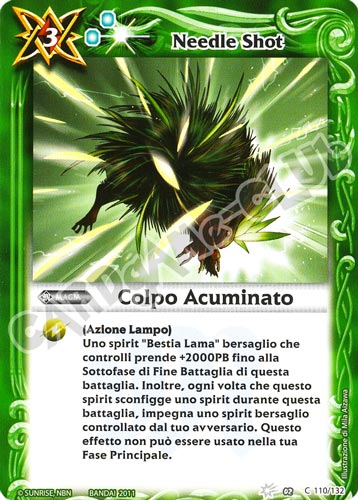 110 / 132 Colpo Acuminato Verde (IT) -NEAR MINT-