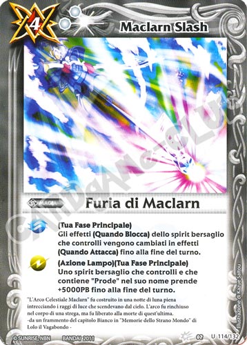 114 / 132 Furia di Maclarn Bianco (IT) -NEAR MINT-